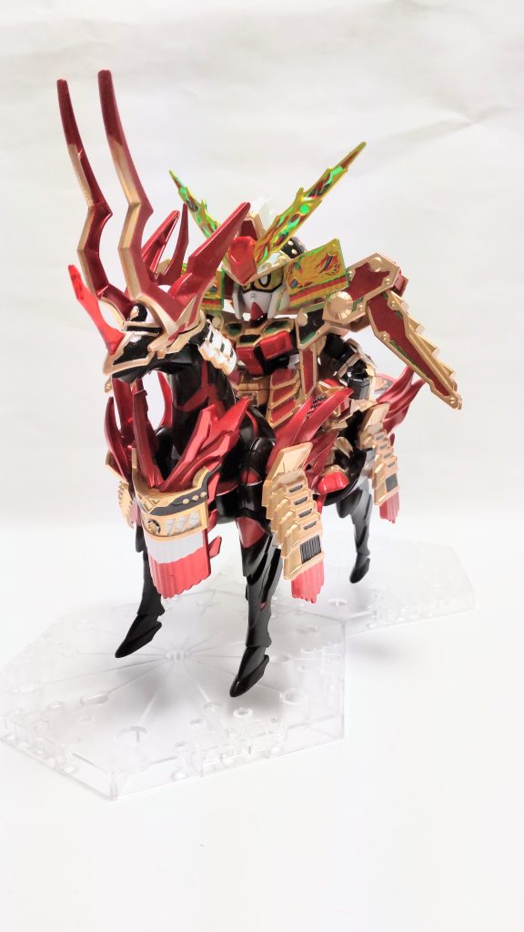 軍馬もほぼキットのままなので搭乗も可能。