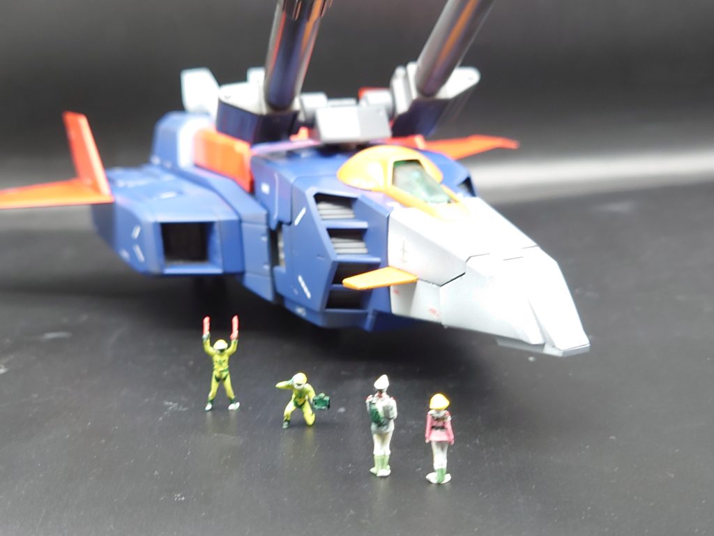 整備クルーたちも全部塗り分けしてあげました(笑)