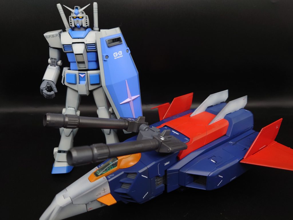 Ver.2ガンダムと合体できるのですが、あいにくG-3バージョンしか持ってないので、