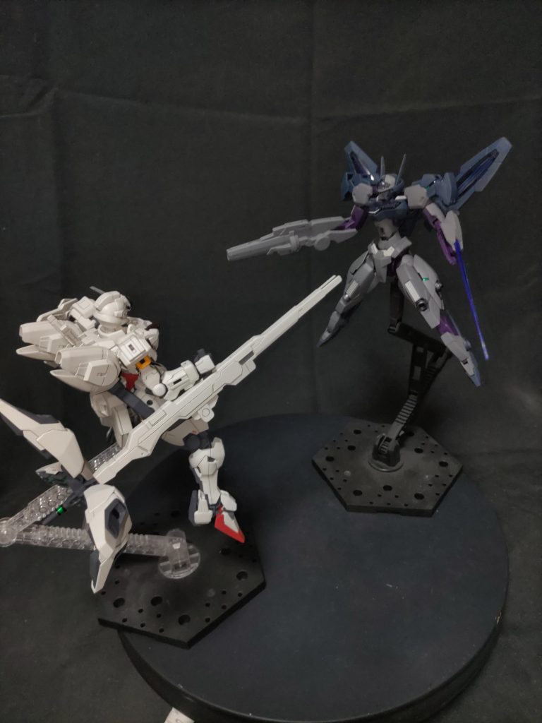 HGキャリバーンと対決シーン