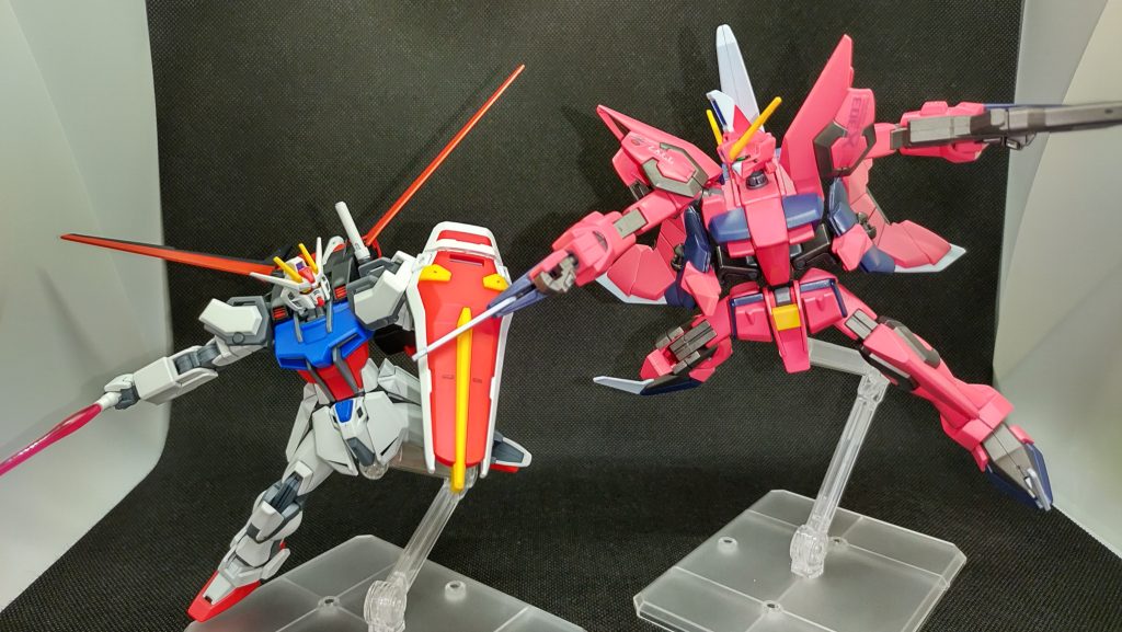 「閃光の刻」のシーン再現を。「キラァァァ！」「アスラァァン！！」ってとこです。