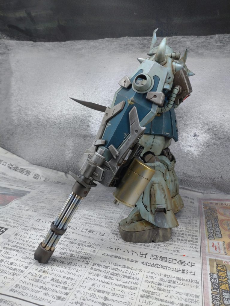 グフカスといえばやはりガトリングシールドですね～!