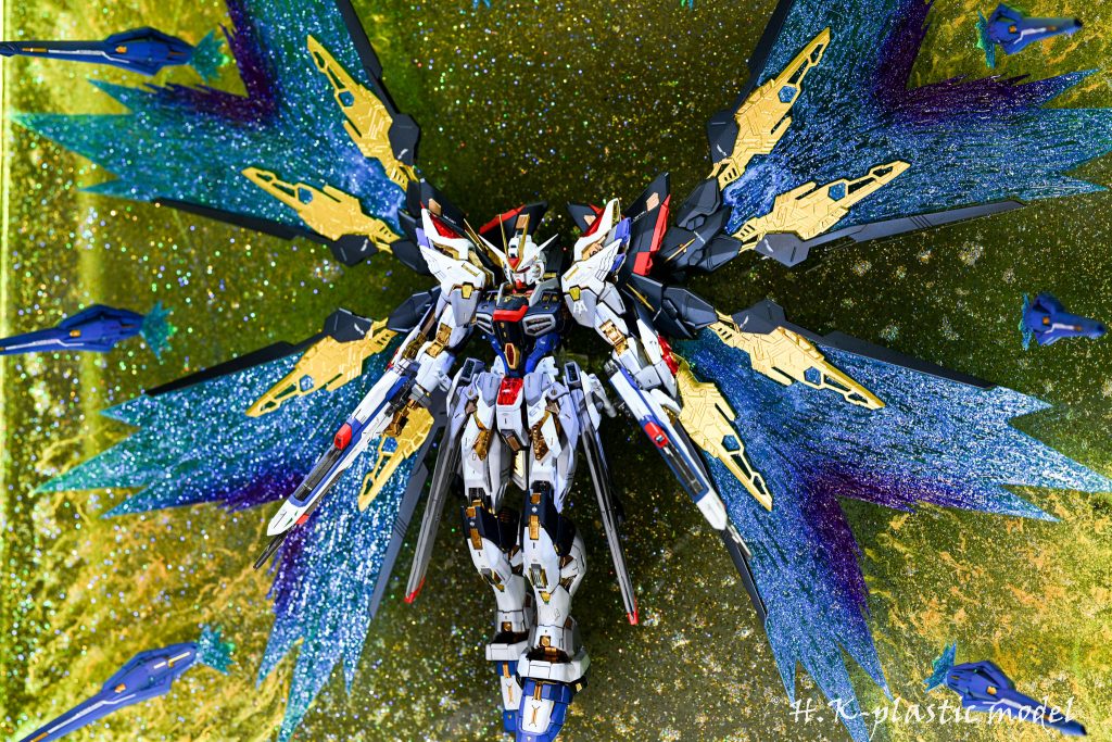 MGEXストライクフリーダムガンダム光の翼ver＋レジンアート