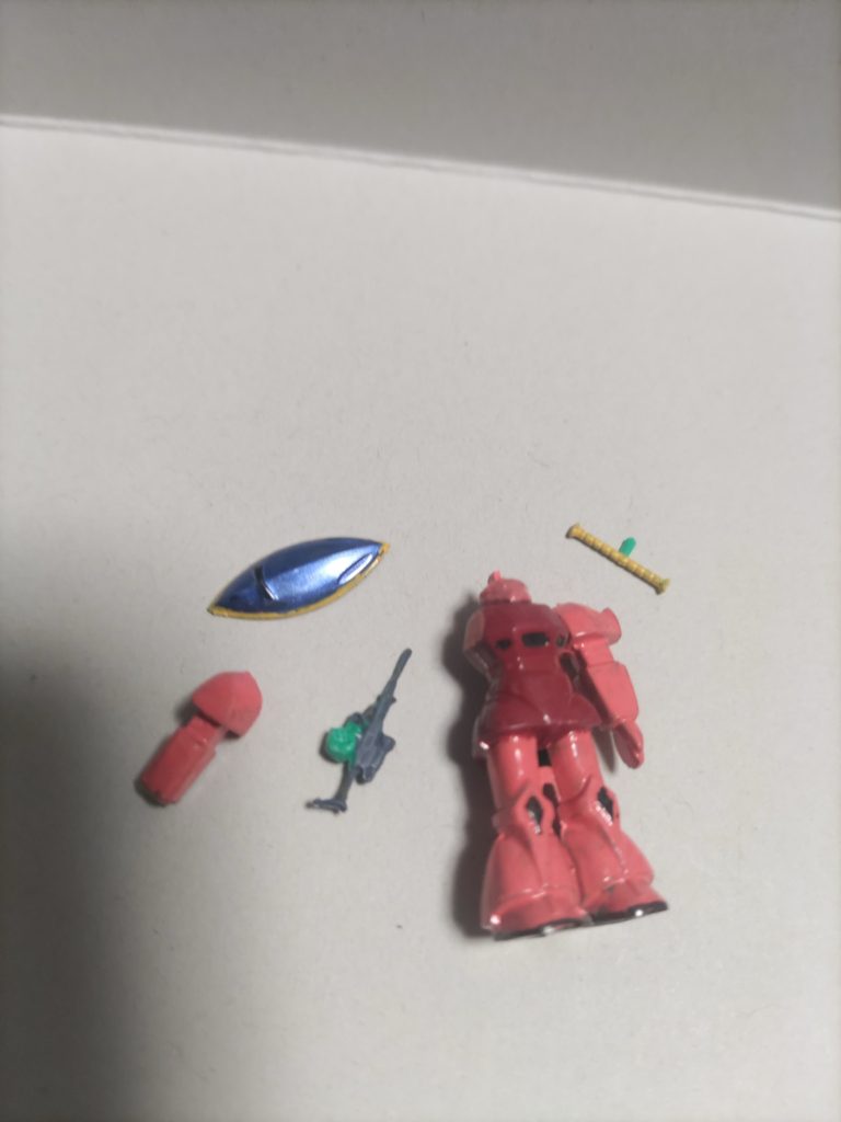 二度と作りたくない1/550ゲルググ…。