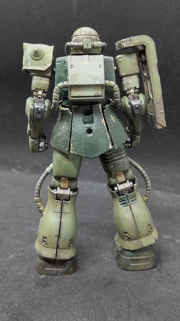 エクシアリペアと同じ応急処置した箇所が多く、アシンメトリーやブロークンな雰囲気が出ています。