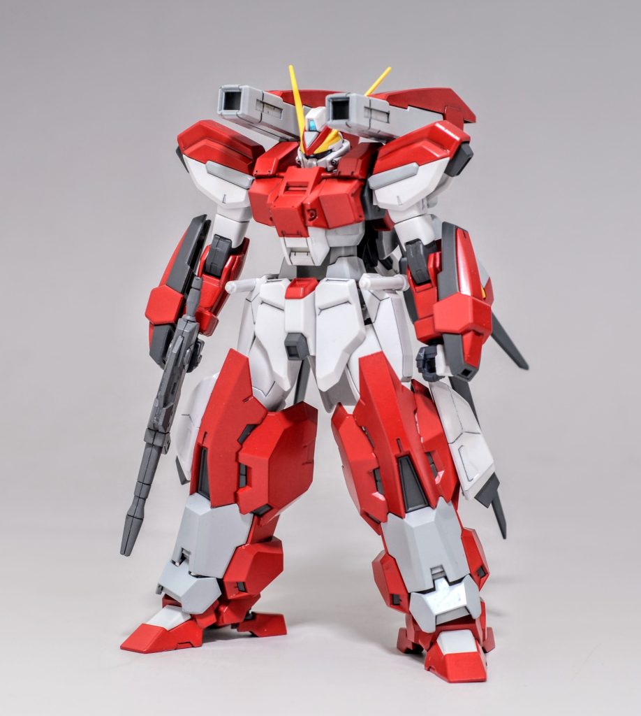 製作途中の状態ですフロントアーマーは当初ウィンダムのまま進めていましたがホビーハイザックのものに交換しました