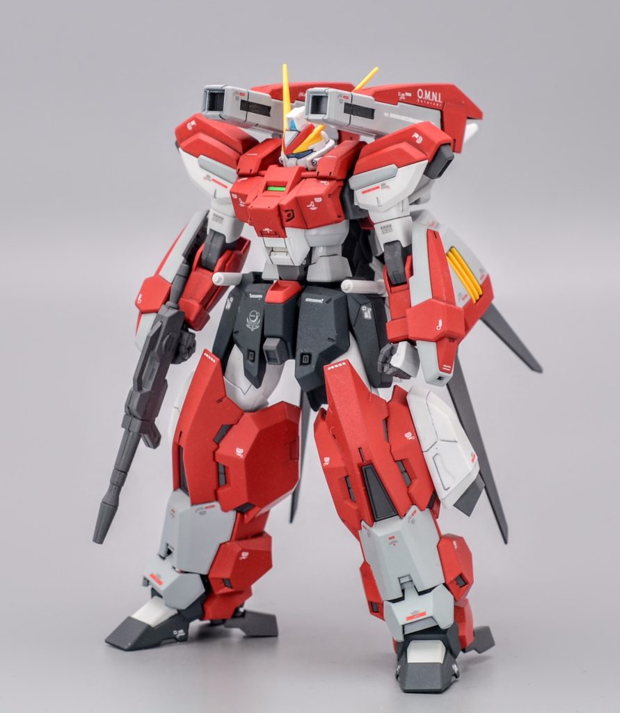 カラーリングもジムキャノンに寄せて完成しました胴体はデミバーディング、脚部はルブリスウルです