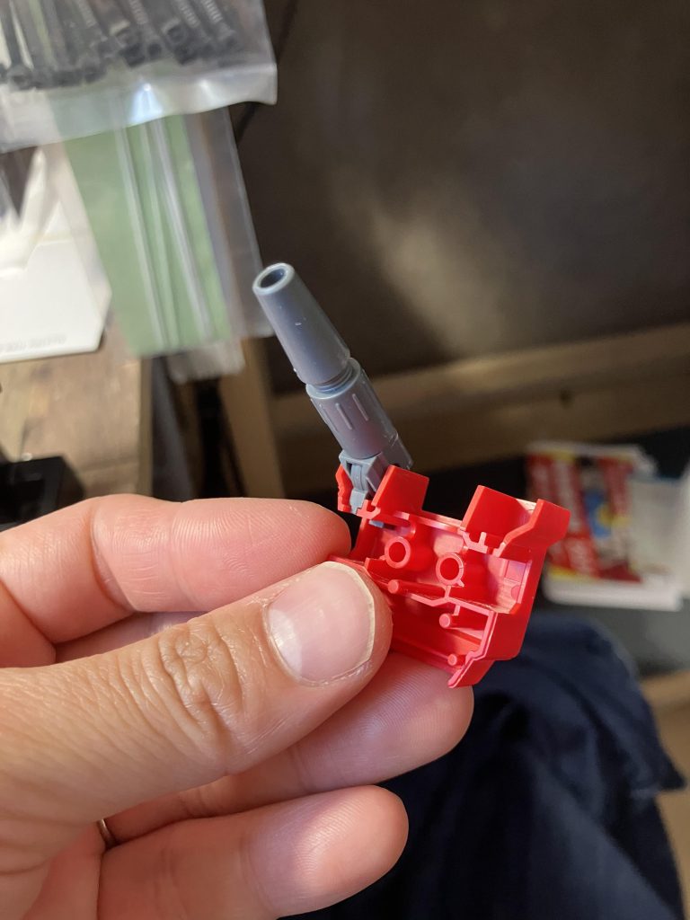 キャノンの接続部のもともとの状態