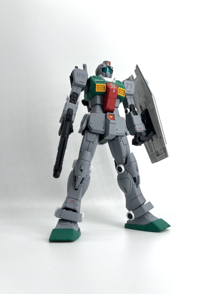 HG  ジム（スレッガー搭乗機）–2枚目/制作者：tattsuokun
