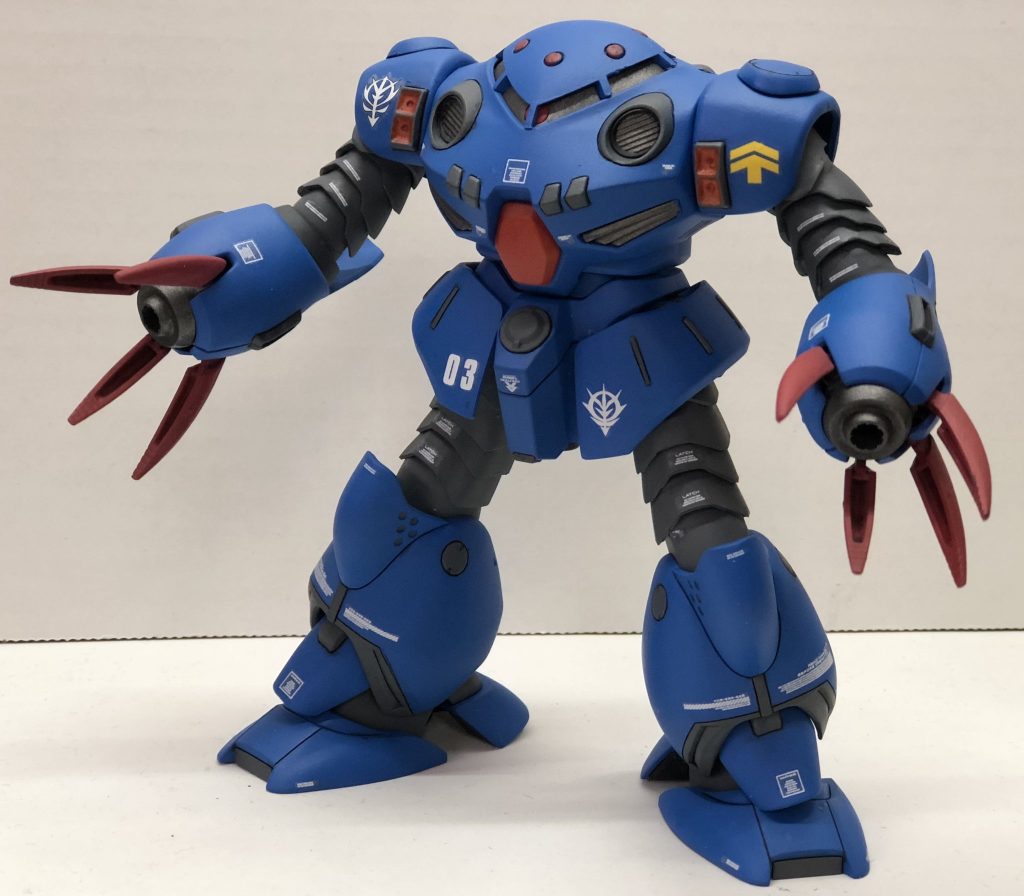 HG ズゴックE アクリジョン筆塗り