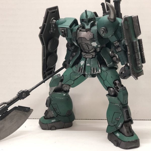 HG　ザクⅠ　アクリジョン筆塗り　処女作リメイク