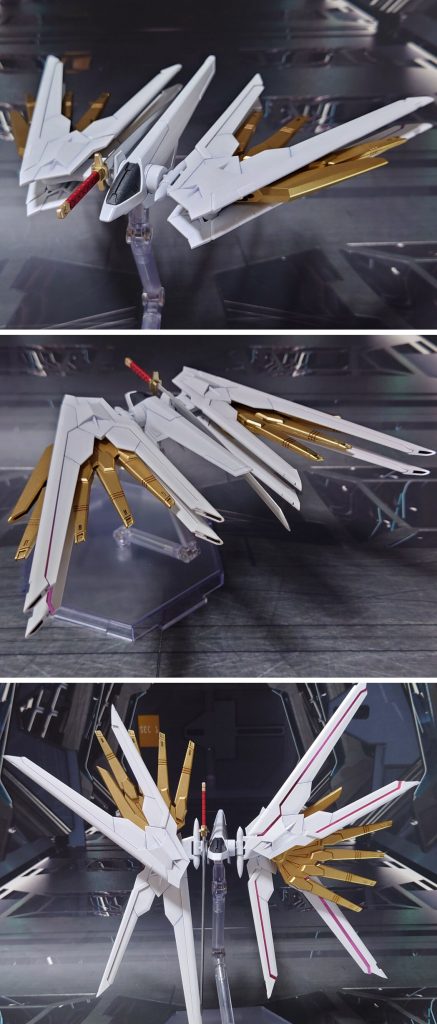 プラウドディフェンダーの前後ろ、翼の可動。