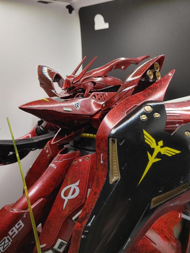 サイドショット。分かりにくいですがスジボリ多少入れてます