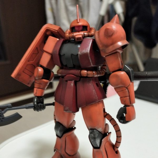 シャアザク初めてのウェザリング