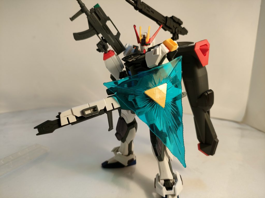 ご自慢のシールドを前面に全体ポーズ。