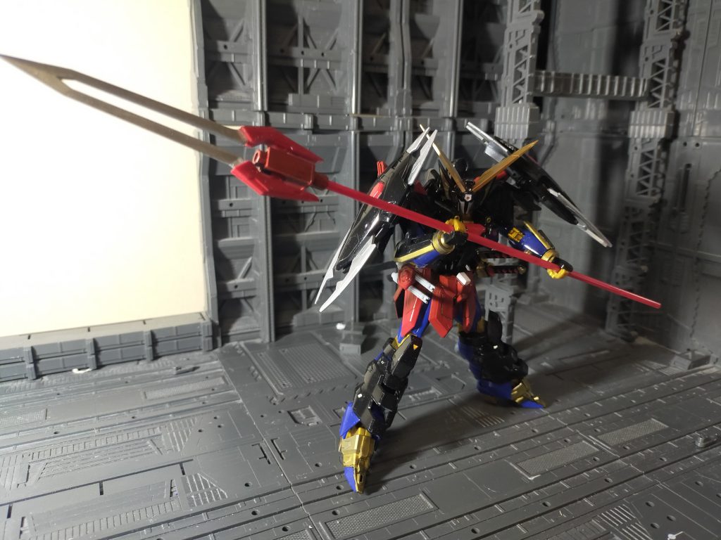 近接対装甲刀 ディス・パテールを槍に改造。これでリーチの長さを活かした戦法が可能になった！