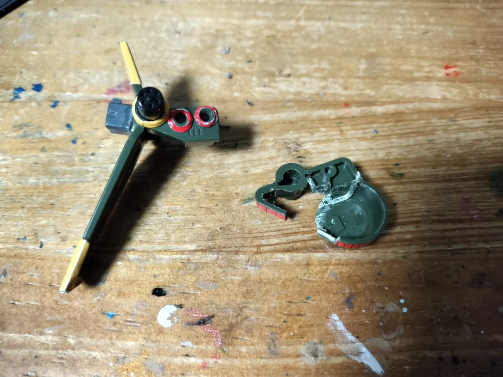 おまけ　なんとかランチャーの肩パーツ付けれるようになりました