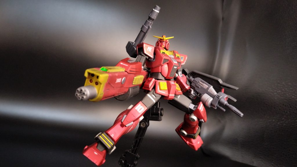 ゴップ議長の手配でイングリッド０（ジョニ子）用に調整された機体。FA-78-2ヘビーガンダムの全規模試作機のうち現存する二号機をベースに近代化改修が行われた。各部のアップデートに加え、グリプス戦役で実用化されたバイオセンサーを搭載。イングリッド０の脳波に合わせたサイコミュで機体の応答性を上げており、ジャブロー戦では、ジャコビアスの乗るMS-14C-1Aの両腕を切り落とし、一瞬のうちに行動不能にした。