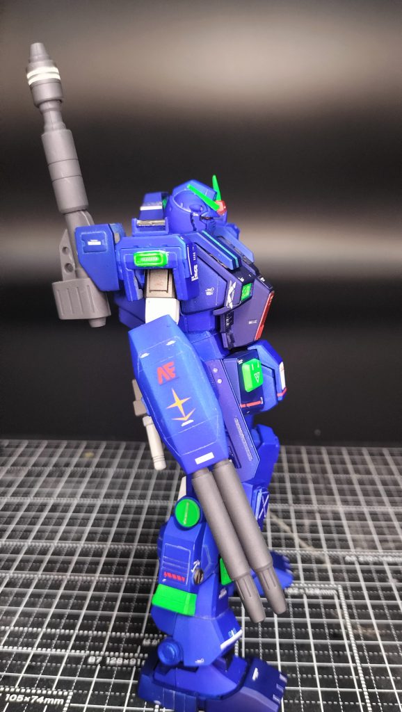 改修にあたり、搭乗予定のヴァースキ大尉の要望を受け、素体に比べ、より近～中距離向けのチューンアップが施される事となった。ジェネレーターの強化に伴う、肩部キャノン、右腕部ビームガンの高出力化、肩部スラスター追加、グリプス戦役時代一部機体に採用されていたウミヘビ装備も追加されている。