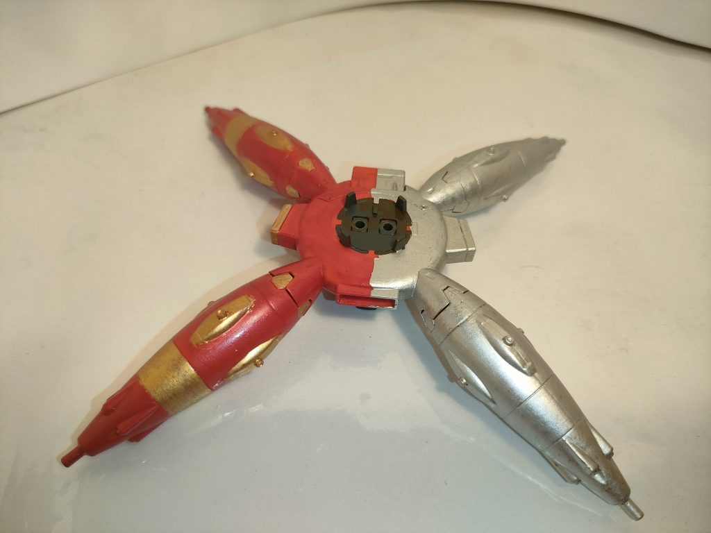 ドレッドノートのドラグーンバックパック単体。一応裏側まで塗りました。