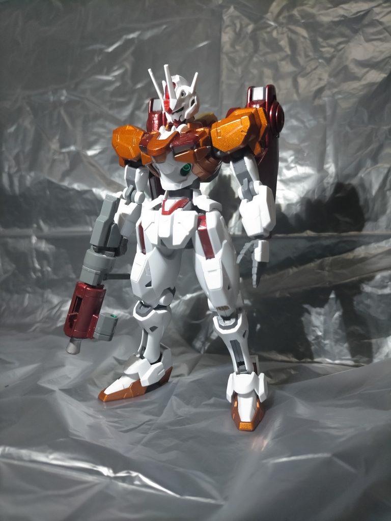 XVX-016M エアリアル量産型(MSレスキュー隊仕様・隊長専用機)–2枚目/制作者:みつひデレラ