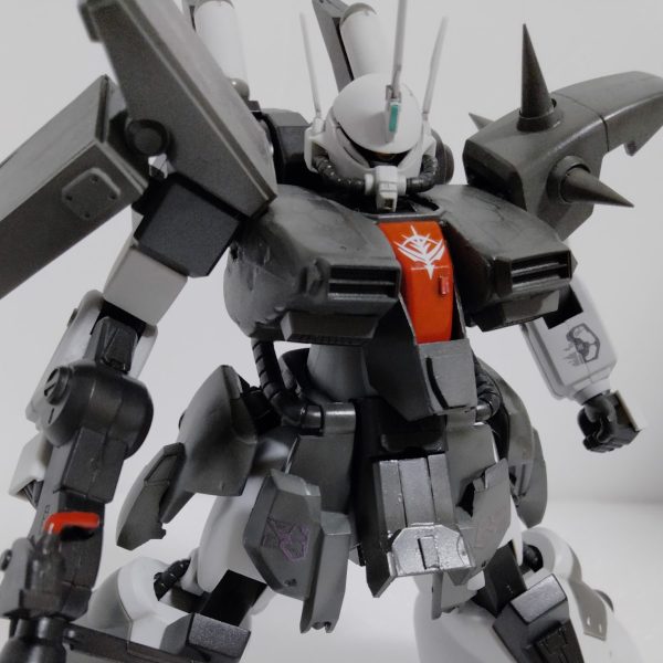 依頼品、ガンプラくん青の部隊+デカヘッドガンダム＋ザク3体改造品 - プラモデル