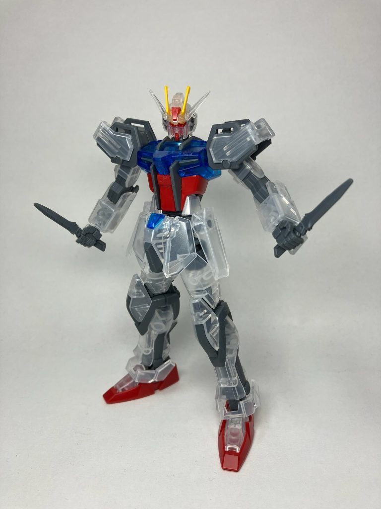 素組み状態の写真がありました。スケスケのスカスカに見えますね（笑）