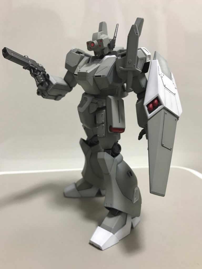 塗装完了時。デカール貼りとウェザリング前の状態です。