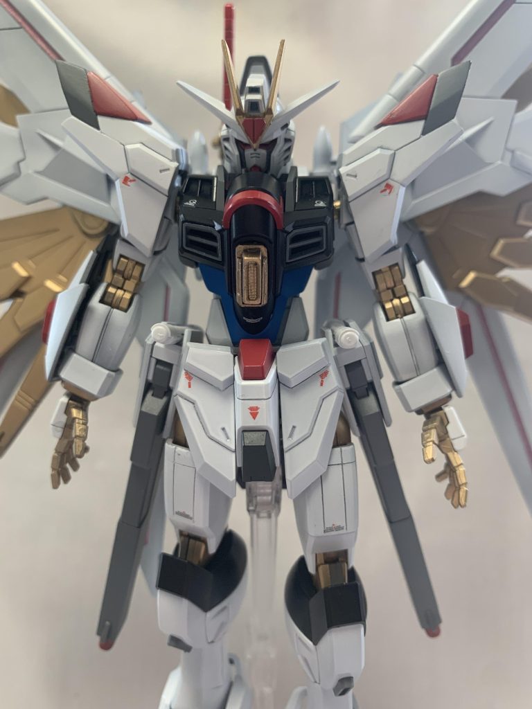 劇中のイメージを損いたくなかったのと、ガイアカラーのEXホワイトがキレイすぎてデカールは少なめです