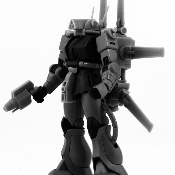 HGUC 1/144 MS-06 ザク 2 用 MS-06E-3 ZAKU FLIPPER ザクフリッパー カスタムレジンキット（2枚目）