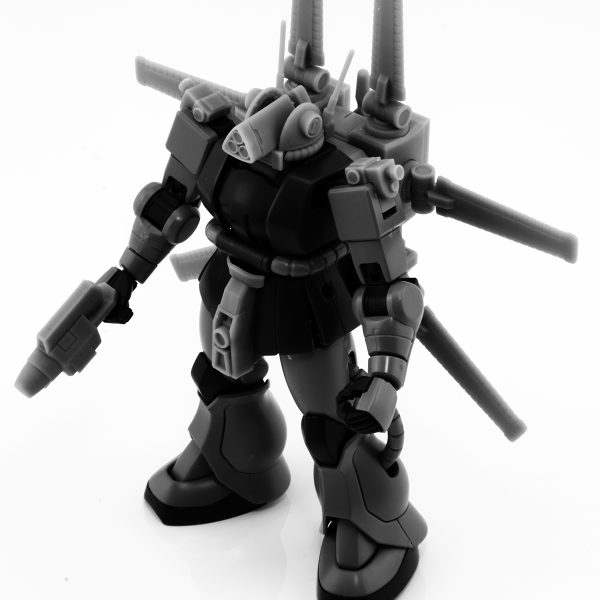 HGUC 1/144 MS-06 ザク 2 用 MS-06E-3 ZAKU FLIPPER ザクフリッパー カスタムレジンキット（6枚目）