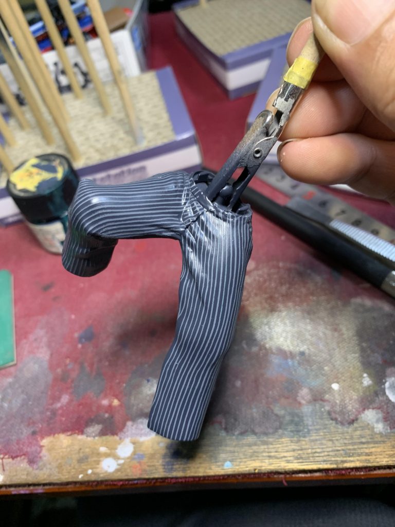 マスキングテープを剥がすとこんな感じ