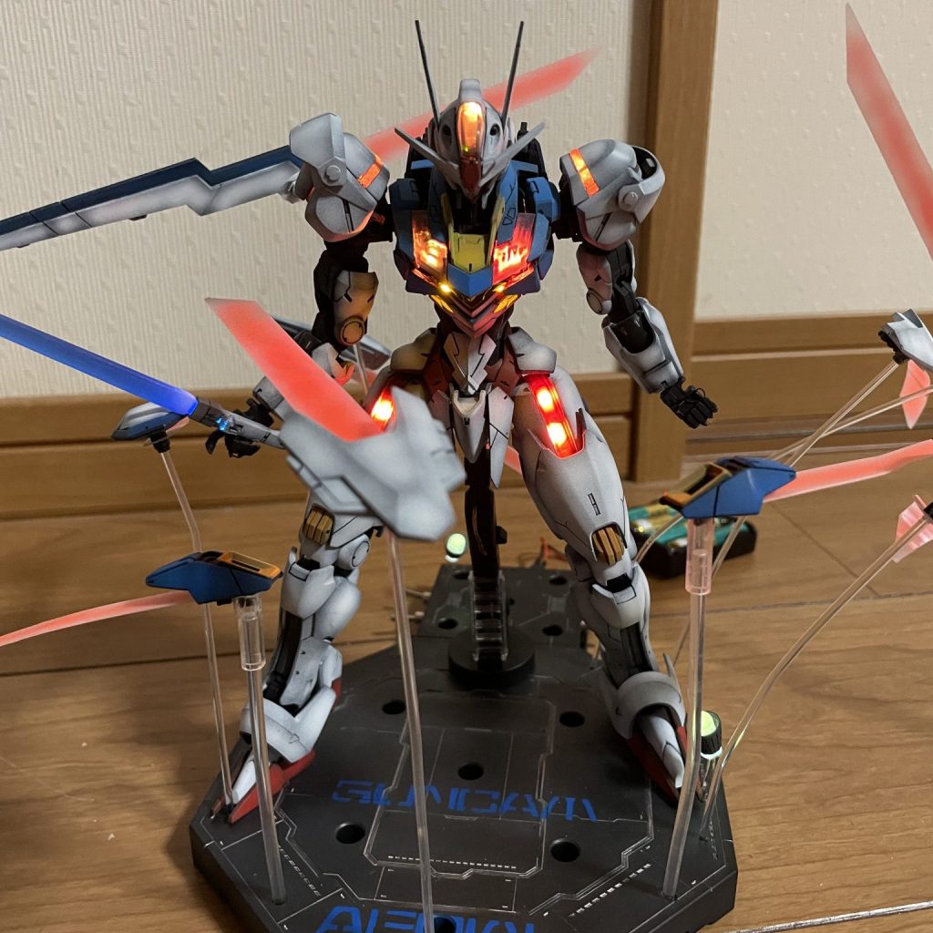 シェルユニットLED発光 フルメカニクスガンダムエアリアル｜ちっ
