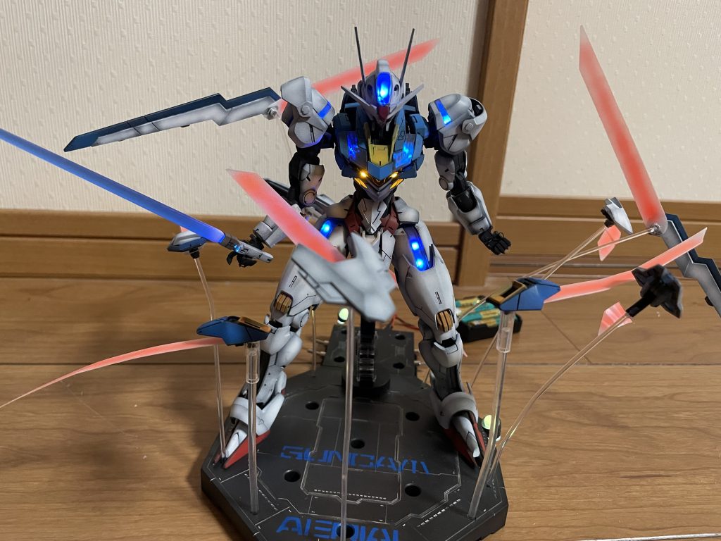 シェルユニット青発光