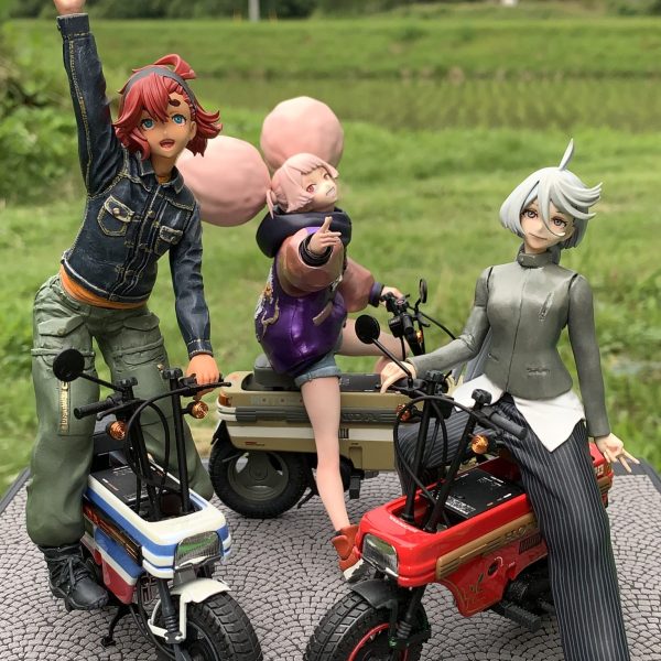 ミオリネ・スレッタ・チュチュとモトコンポ