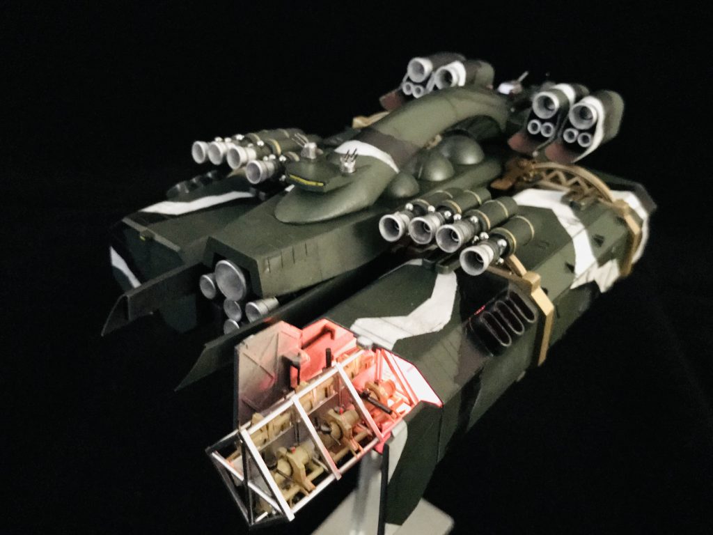 アニメとは形状が違いますが散布フレームにオッゴを装着。