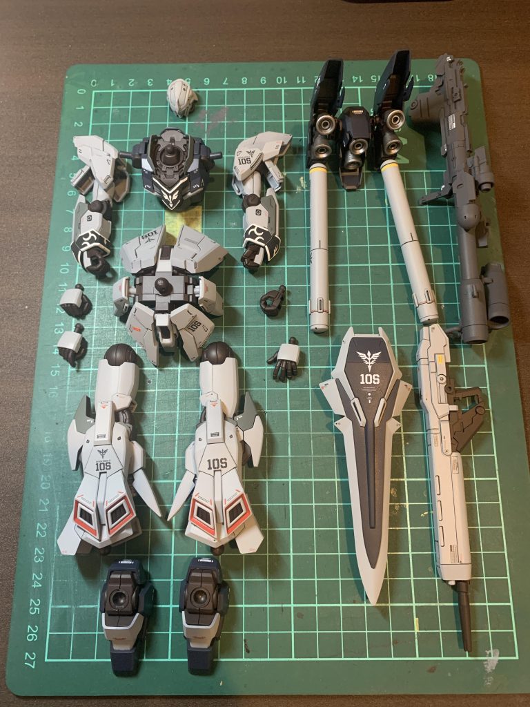 最終組み立て前です。