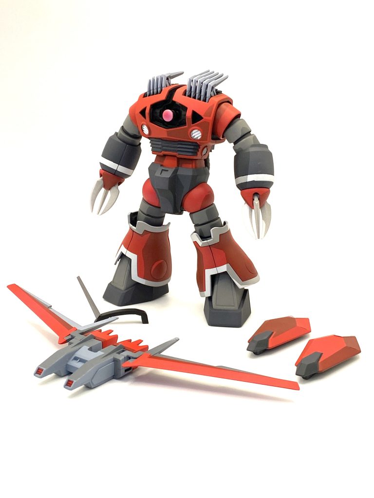 各オプションパーツはネオジム磁石で簡単に取り外し可能。プレイバリューにも気遣います。