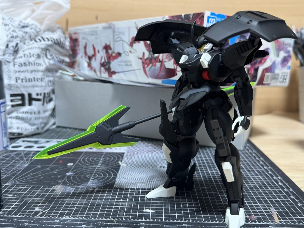 部分塗装とトップコート前