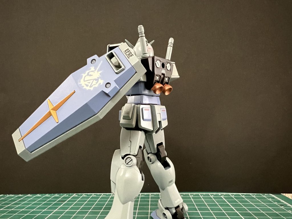 バーニアは銅色にしてみました。