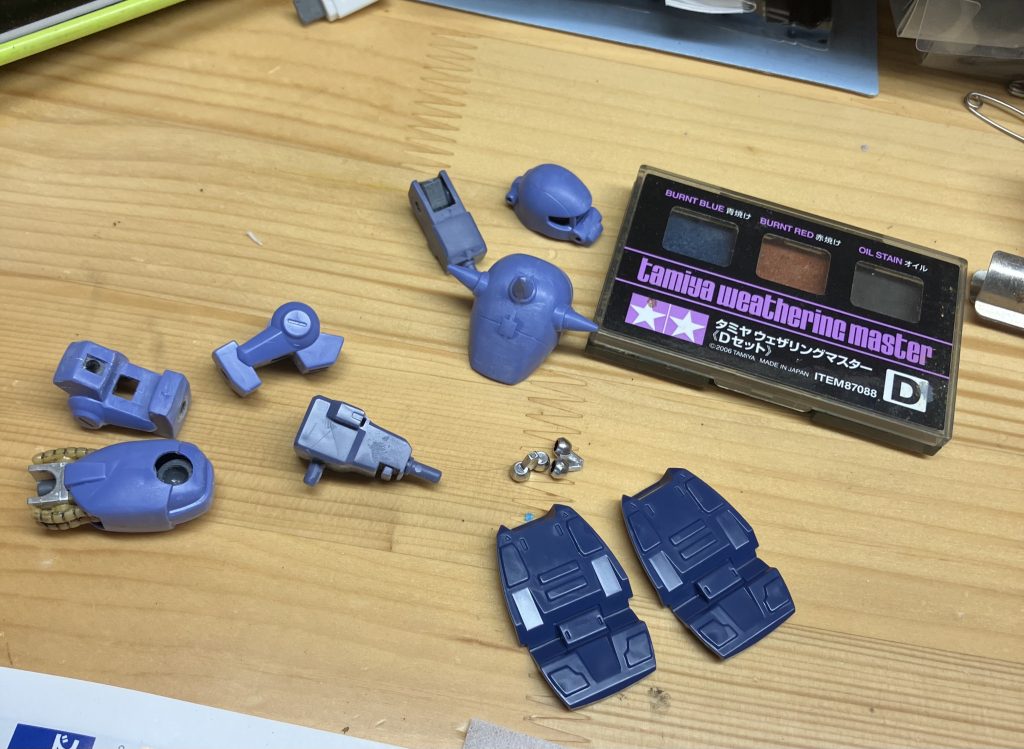 ウェザリングに入る前です。