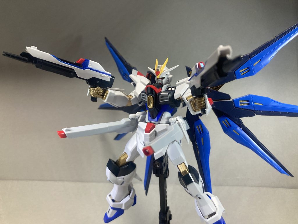 バックパックはディテールも多くメッキパーツま使ってあるので見栄え重視でRGにしました。