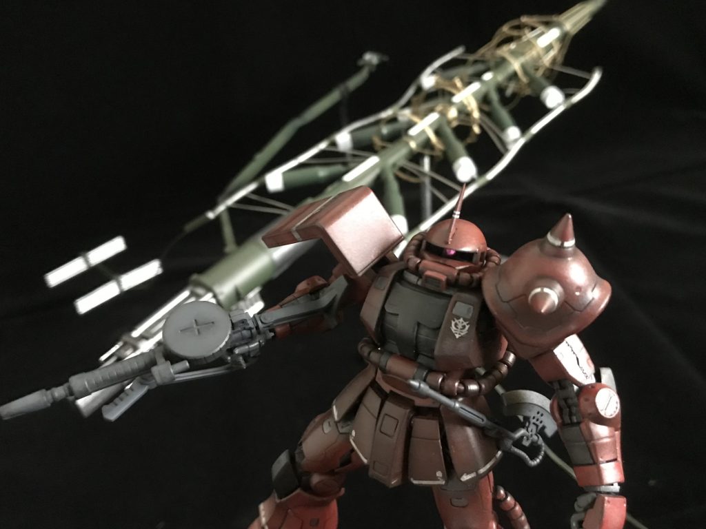 此ノ場ヲ譲ラレタシモビルスーツ ノ襲撃ハ作戦計画ニ則ッタ行動ナリシャア・アズナブル中尉