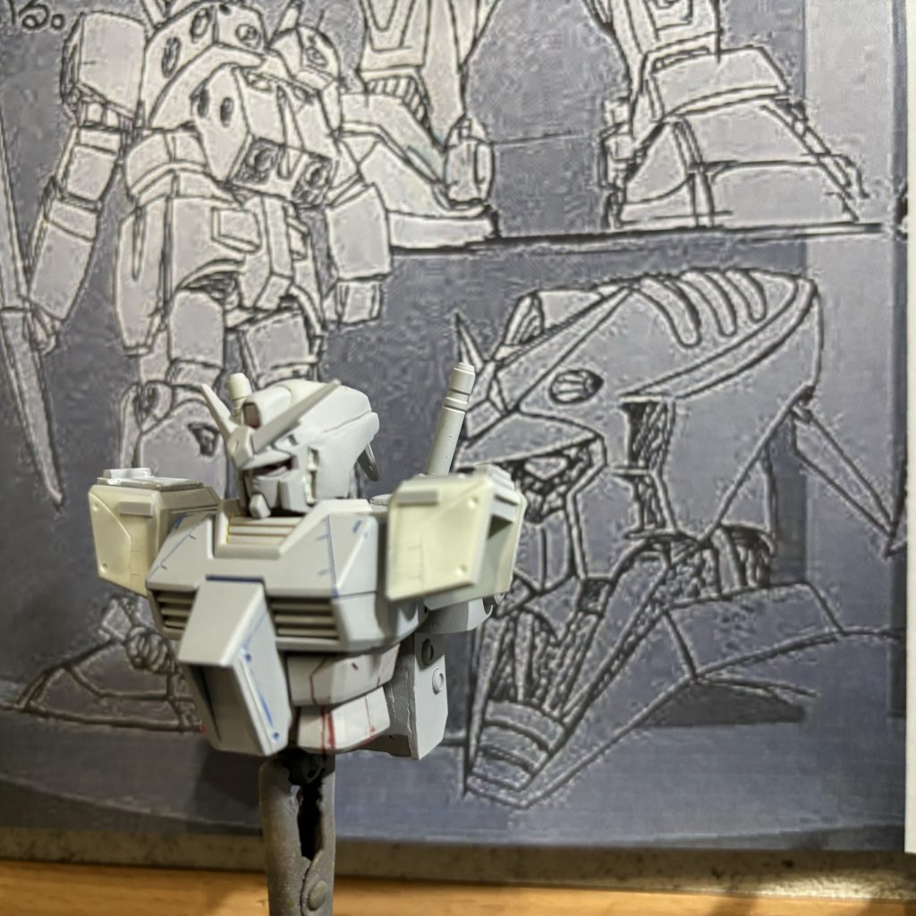 少しずつラフ画を見ながら制作！