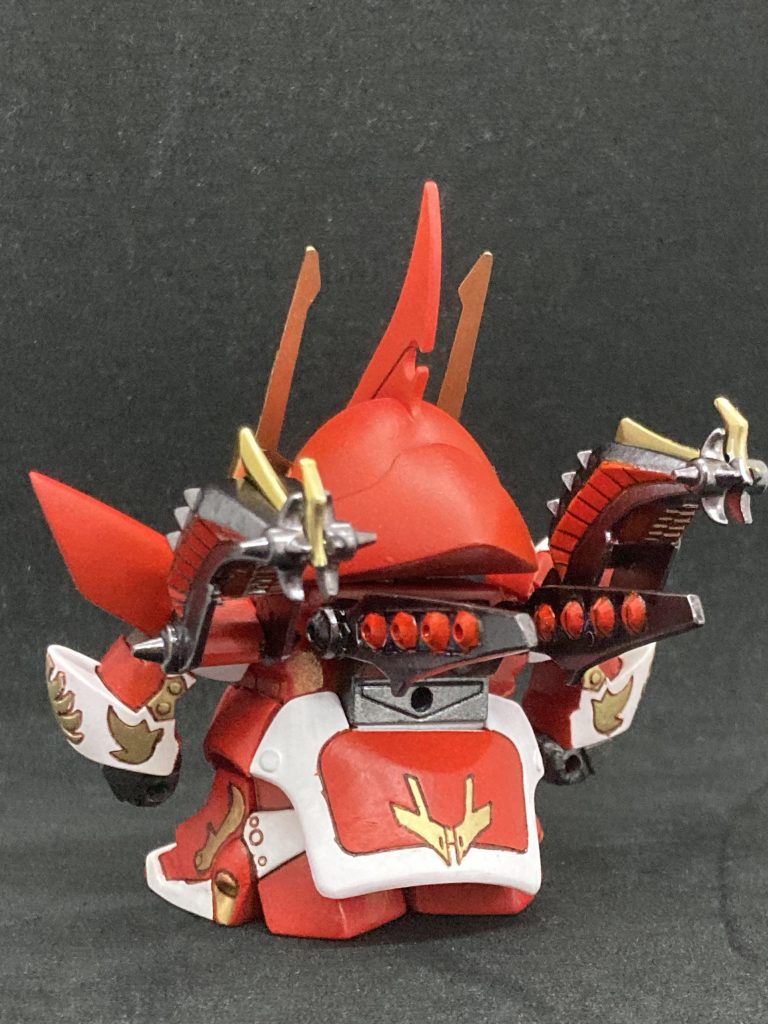 SDガンダム 武者漣飛威 箱絵再現–4枚目/制作者:@aniosu1