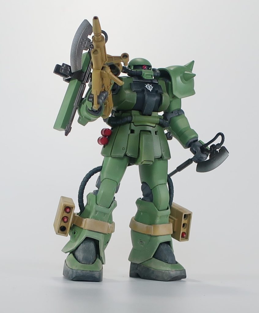 しかし、本機は時間になっても基地に現れず、撃破されたものと思われた。戦友たちの嘆願によって、シャトル打ち上げは60分延期された。そして本機はタイムリミット10分前に、部隊との合流を果たしたのである。