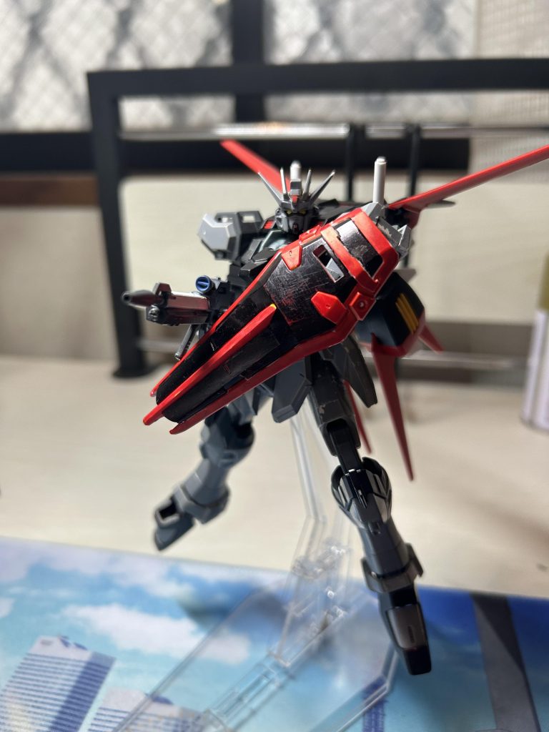 あえてPSダウンみたいな色にすることで敵を油断させる作戦ですwちなみに動力は核ってことなんでAってつけてます。「デストロイは核動力使ってないから、別にいいよね?」とかぬかしてるのがムカついたんでちゃんと条約無視ってますよって機体にしましたww