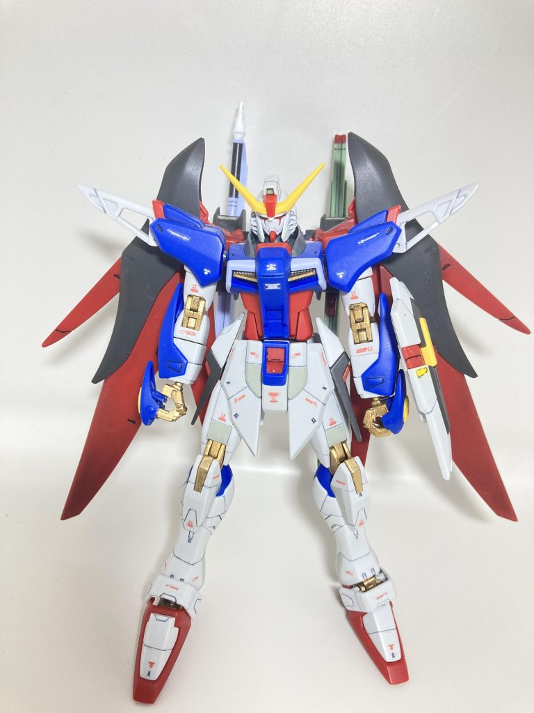 関節部をゴールドにした理由は、オリジナルティ出したく、ストフリのように強くなれーと言う設定でしたが、違和感。。。