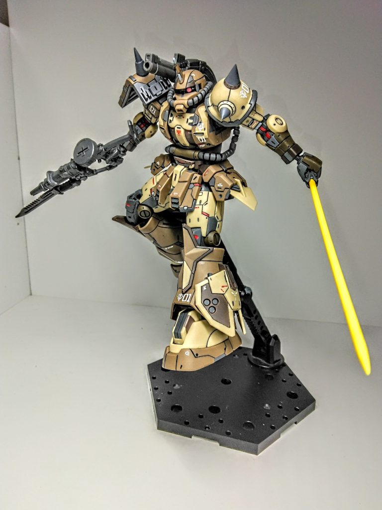 スジ彫りはよくできたし茶色の部分塗装上手くいき迷彩ぽっくみえますよね!!!!!