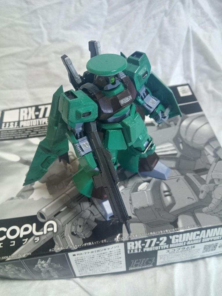 リック・ディアスの現地改修機簡易型レドームとMk2型バックパックの増設と、ブースターバインダーのウイングバインダーへの換装により索敵能力と機動力が向上代わりにバルカンファランクスとビームピストルが廃されたので、火力と継戦能力は低下した